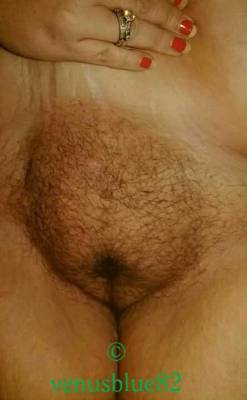 venusblue82:  My fat and fuzzy pussy!!! Forgot to post this one!