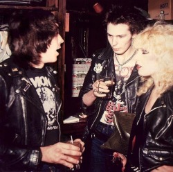 s-p-u-n-g-e-n:Marky Ramone with Sid Vicious and Nancy Spungen, New York