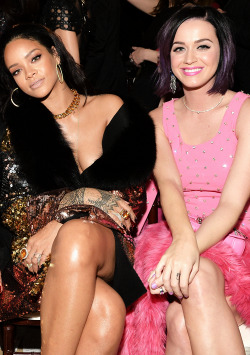 hello-katy:  1/22/15 - Katy Perry &amp; Rihanna at The Daily Front Row Fashion Awards Show in West Hollywood. 