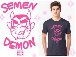loneliest-bara:  I have 😈💖NEW SHIRTS💖😈 up on my redbubble!  Perfect for the gym, the club, hookups in the underworld, and other semen demon activities 🔥  redbubble.com/people/loneliestbara