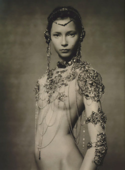 Tiiu kuik photo by Paolo Roversi, styling by Alice Gentilucci; The Poetic Spirit ed. for Vogue Italia, Sep 2003
