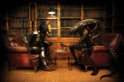 Alien vs. Predator….in a chess game! (By the way I want