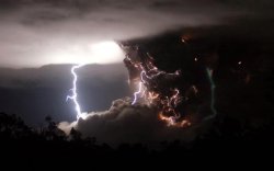 This is what happens when a Volcano meets a thunderstorm