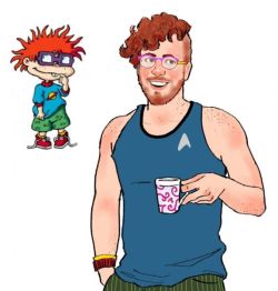 padaleckifarts:   ‘Hey Arnold’ and ‘Rugrats’ characters as imagined in their 20s by Celeste Pille. 