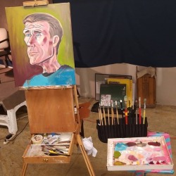 Portrait of Russell Oil on Canvas  16&quot;x20&quot;  #oil #oils #portraitpainting #art #painting #portrait #paint #face #artistsofinstagram #artistsontumblr https://www.instagram.com/p/BtUpetVFFT8/?utm_source=ig_tumblr_share&amp;igshid=31j4ck1rvpgv