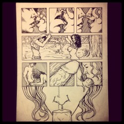 jackeduprex:  For those of you who missed one of my pages in #blondcunt #zine #erotica #comic #illustration #moretocummm 