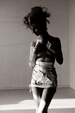 photo by Neil Snape MU Christelle Minbourg, styling Mise En Cage / bordelle.co.uk - model Theresa Manchester