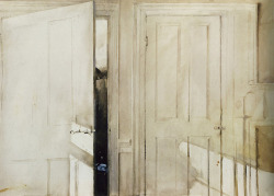 tierradentro:  “Open and Closed”, 1964, Andrew Wyeth. (via)