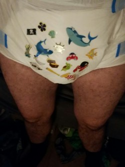 shark-n-princess:  Home and freshly diapered, getting ready for sleepys :)  #diaperguy #diaperboy #diaper #diapers #wetdiaper #piss #pee #adultbaby #adultdiaper #ab #abdl #diaperlover #diaperchange #incontinent #bedwetter #bedwetting #incontinence #dry247