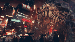 vesper-noir:   In 2016, the Kaiju Reckoner attacked the city. In the wake of its death, it contaminated the environment around it. Nine years later, Reckoner’s bones are now the location of a shantytown that harbors black market dealers and Kaiju
