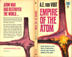  Empire of the Atom by A.E. van Vogt, 1956.