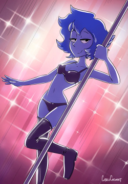 Lapis won last week’s stripper gem poll!Check out Patreon to see the nsfw version and vote in the new poll that opened today!