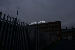 criwes:  A Stitch In Time (2013) by Tim Etchells