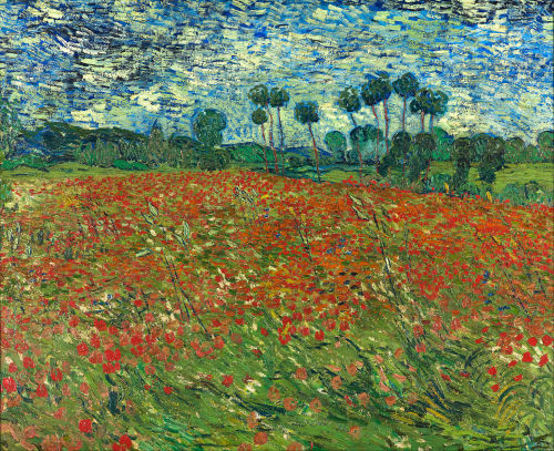 trulyvincent: Poppy Field (also known as ‘Field with Poppies’)Vincent van Gogh - 1890