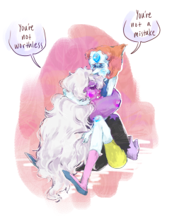 flaeran:  Pearlmethyst Bomb Day 2- Angst these babies are so so precious to me 