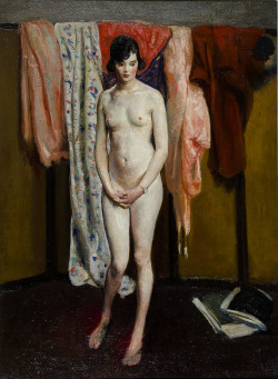 igormaglica: Guy Pène du Bois (1884-1958), Timid Model, undated. oil on canvas, 31 1/16 x 23 inches 