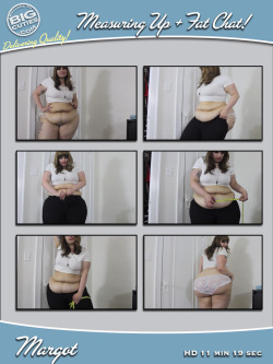 killerkurves:  bcmargot:   TGIF &amp; happy donut day! pretty appropriately, this week’s set features me measuring myself, squeezing into some old jeans &amp; discussing my relationship with my big fat body &amp; feedism. check it out at margot.bigcuties.