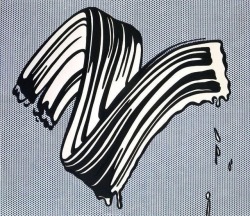 alex-quisite:  Roy Lichtenstein, White Brushstroke I, 1965 masturbate your eyes! | IG: alexquisite 