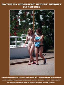 Simple nudity should be legal in America! These girls demonstrate no-shame body freedom&hellip;join them!www.natures-hideaway.com
