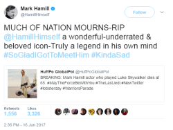 wordmage-girl:  mcavoy: wait…omfg this level of..dfkjhgdfjkhgjkdfghfd  I googled “mark hamill” and the first thing to come up was Mark Hamill Mocks His Own Death Hoax 