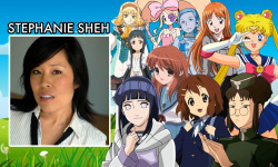 krakencon:  We are excited to announce our final Guest of Honor - Stephanie Sheh! Stephanie has voiced a multitude of anime characters including Usagi in Sailor Moon, Hinata in Naruto, Yui in K-on!, Mikuru in The Melancholy of Haruhi Suzumiya and more!