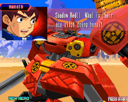 obscurevideogames:  “Shadow Red!!” - Tech Romancer (Capcom - arcade - 1998)    