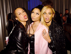 Celebritiesofcolor:   Alicia Keys, Nicki Minaj And Beyonce Attend The Tidal Launch