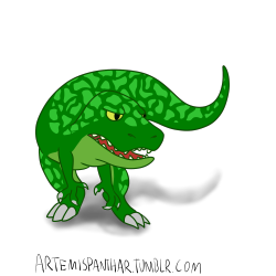 Daily Monster - Day 9 - Dino