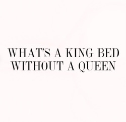 kiss-meyou-fool:  queenxfkings:  praduhhh:  systemofadowny:  chassant-reverie:  damn right  Well it’s just an empty king bed  ♔ follow the queen ♔  QueenxfKings.  X 