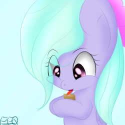 askshinytheslime:  30 min challenge thingy! Also have a cute filly flitter!  Adorbs Flitter &lt;3