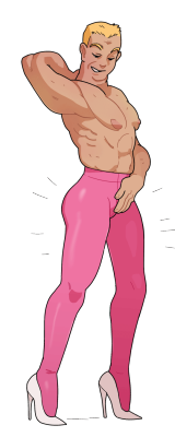 Another stream thing finished!It’s meant to be a guy wearing magical feminizing pantyhose but I don’t think I quite pulled it off. Oh well, still fun!