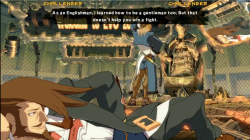 bison2winquote:  - Axl Low after defeating Slayer, Guilty Gear Xrd (Arc System Works)  keyserspooke