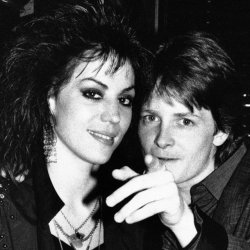 rocknroll-666-world:  Joan Jett and Michael J. Fox 