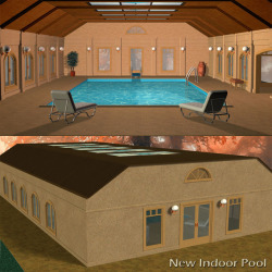 The &lsquo;New&rsquo; Indoor Pool is a remaking of the original Indoor Pool set I made 2006 and features a completely remodeled set with new texturing and UV mapping. The set looks and renders better and its design is more modular than the original and