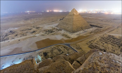  The Unbelievable Photos Taken by the Crazy Russians Who Illegally Climbed Egypt’s Great Pyramid  Max Read   Last week in Egypt, a group of Russian photographers apparently climbed the Great Pyramid of Giza—hiding from guards for four hours after