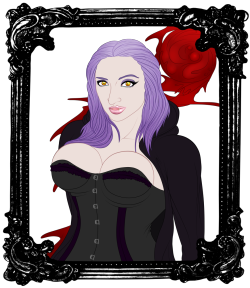 Vampire lady - bust