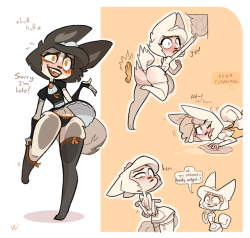 certifiedhypocrite:  schmuccubus: Vivi maid~ at your service! (inspired/requested by tumblr anon) I lvoe Cats Dont Dance