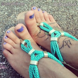 cumxxx:  Sexy feet from SolesofSilk.  #Foot
