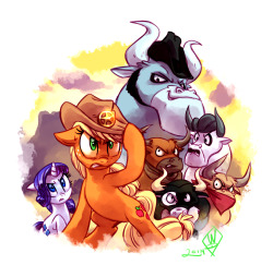 rarijackdaily:Ready for another showdown ponies?