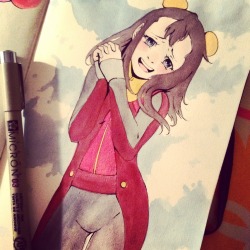 keeyko:   Inktober day 24Ikki from legend of KorraShe and the other air kids are so great, I love them!!!&lt;3   &lt;3 &lt;3 &lt;3
