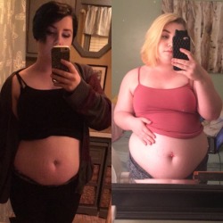 gothbelly:Pic on the left is from 2015 and now I’m like wooopss. Ahh remember tht time when I wanted to lose weight?