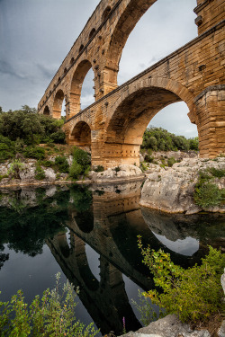 wanderthewood:  Pont du Gard, France by Angel