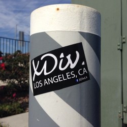 Xdivla:  Sticker Posting.. #Manhattanbeach #Posting #Pole #Xdiv #Xdivla #Xdivsticker