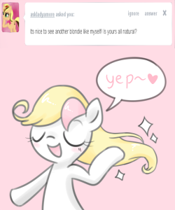 ask-inkieheart:  Well, the blonde part at least  &lt;3