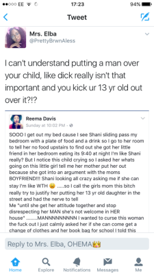 awkward-blackgirl: hoekagei:   stayingwoke:   rebelliousrebe:  themonalydia:   chrissongzzz:  🤔😊  smfh pathetic   Re-fucking-diculous   Smh   “I guess I’ll have a new daughter” I’m so glad there’s women like this in the world because initially