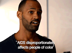 everyoneisgay:  firstpersonpbs:  Jermaine McCrossin in Fear &amp; Sex: PrEP and HIV (x)     Today is World AIDS DayWorld AIDS Day is held on the 1st December each year and is an opportunity for people worldwide to unite in the fight against HIV, show