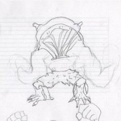 Nightmare 2 #sketch #drawing #draw #nightmare #doodle #monster #warrior #character #characterdesign