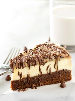 foodffs:  3 desserts in one… fudgy brownie, silky cheesecake and sweet eggless cookie dough! http://www.thechunkychef.com/brownie-bottom-cookie-dough-cheesecake/ Really nice recipes. Every hour. Show me what you cooked!