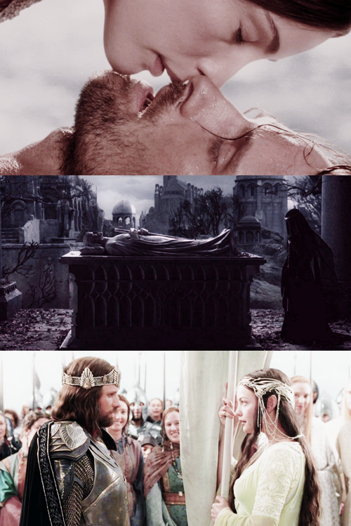 - for I am the daughter of Elrond. I shall not go with him when he departs to the Havens: for mine is the choice of Luthien, and as she so have I chosen, both the sweet and the bitter; 