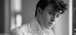 chris-phd:  I get this feeling every damn time I step outside of my comfy zone.Gif from the movie - Nowhere boy-